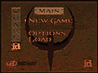 Quake 64 (Europe) Title Screen